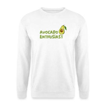 Avocado Enthusiast Design - Unisex Sweatshirt - white - Front