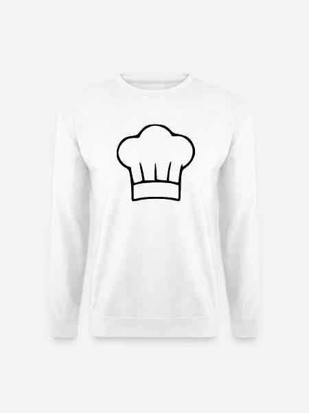 Kochmütze kochen Geschenk Koch - Unisex Pullover - Weiß