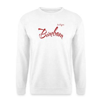 Heiliger Bimbam – Humorvolles Statement Design - Unisex Pullover - Weiß - Vorne
