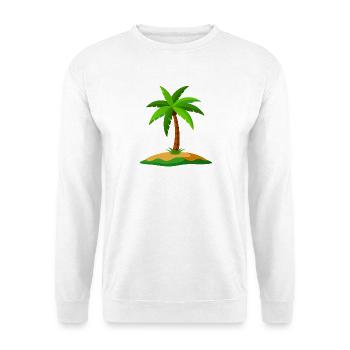 Tropische Insel - Unisex Pullover - Weiß - Vorne