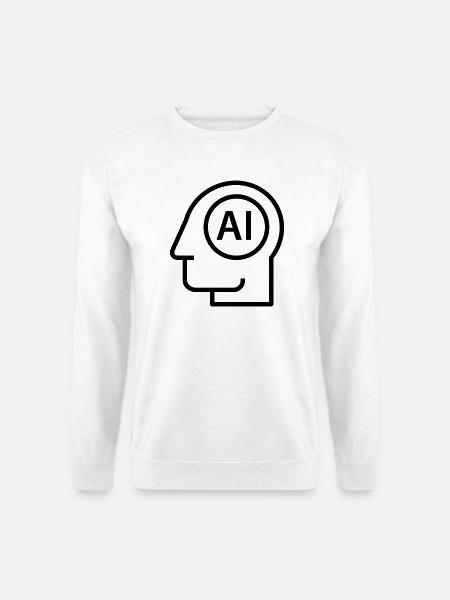 Ai, Artificial Intelligence, AI Technology - Unisex Sweatshirt - white