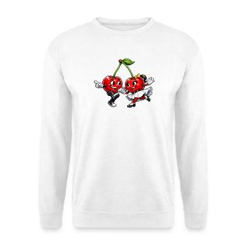 Dancing Cherries - Unisex Sweatshirt - white - Front