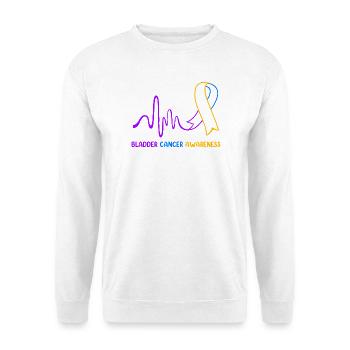 Cancer de la vessie Cancer de la vessie - Sweat-shirt Unisexe - blanc - Devant