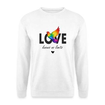 Dove of Peace Love - Unisex Sweatshirt - white - Front