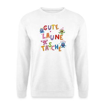 Gute Laune Monster Tasche - Unisex Pullover - Weiß - Vorne