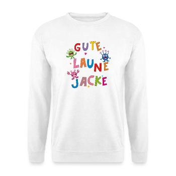 GUTE LAUNE MONSTER  - Unisex Pullover - Weiß - Vorne