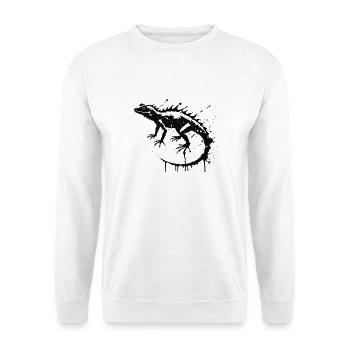 Black Lizard Splash-Chart - Unisex Pullover - Weiß - Vorne