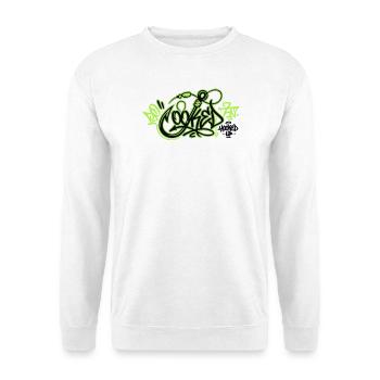 Fishhook Graffiti Logo - Unisex Sweatshirt - white - Front