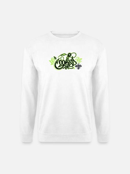Angelhaken Graffiti Logo - Unisex Pullover - Weiß