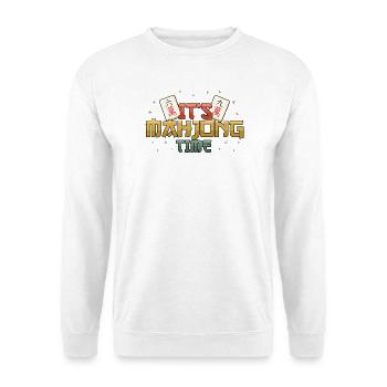 It's Mahjong Time Mahjong Game Social Club - Unisex Sweatshirt - white - Front