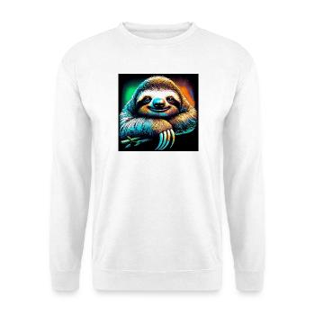 Faultier - Unisex Pullover - Weiß - Vorne