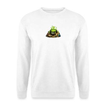 Sort du Chaudron d’Alchimie Verte - Sweat-shirt Unisexe - blanc - Devant