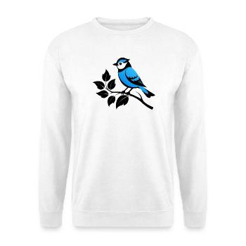 Blaumeisegarten - Unisex Pullover - Weiß - Vorne