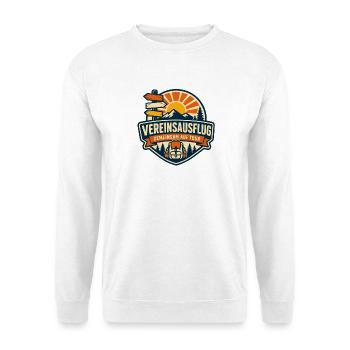 Vereinsausflug Logo – Gemeinsame Tour - Unisex Pullover - Weiß - Vorne