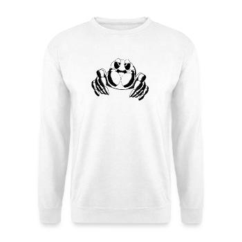Araignée de style tatouage rétro - Sweat-shirt Unisexe - blanc - Devant