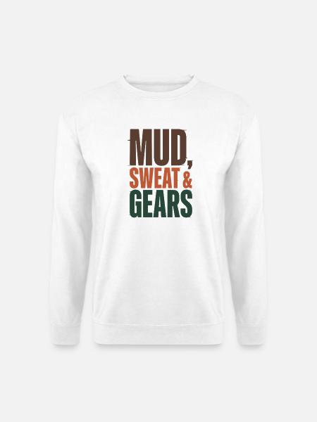 Mud Sweat Gears - Unisex Pullover - Weiß