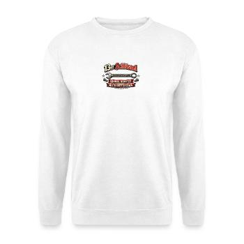 13er Schlüssel Werkzeugwitz - Unisex Pullover - Weiß - Vorne