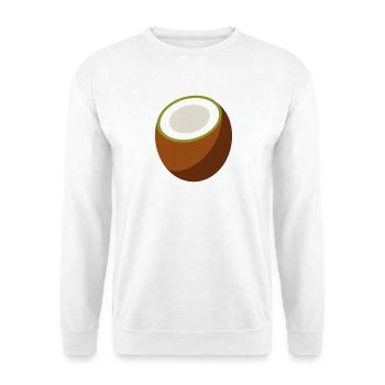 coconut - Unisex Sweatshirt - white - Front