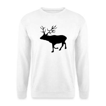Reh - Unisex Pullover - Weiß - Vorne
