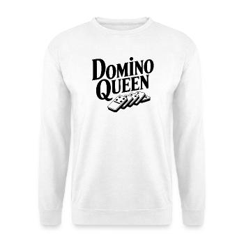 Dominokönigin - Unisex Pullover - Weiß - Vorne