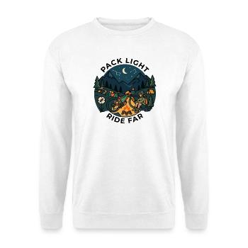 Pack Road Distance Bike Night Shirt de nuit - Sweat-shirt Unisexe - blanc - Devant