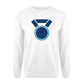 Auszeichnungsmedaillen-Abzeichen-Symbol für Premium-Erfolg - Unisex Pullover - Weiß - Vorne