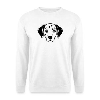 Dalmatien - Sweat-shirt Unisexe - blanc - Devant