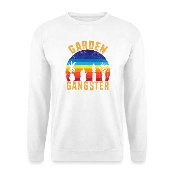 Botaniker - Unisex Pullover - Weiß - Vorne - Alina (178cm) & Michal (187cm)