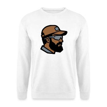 Craftsman Profile Logo - Unisex Sweatshirt - white - Front