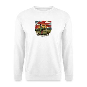 Sonnenuntergangs-Toast - Unisex Pullover - Weiß - Vorne