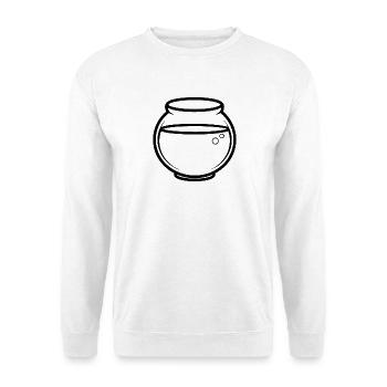 Fischglas - Unisex Pullover - Weiß - Vorne