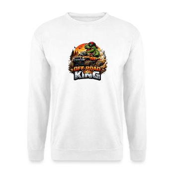 Roi tout-terrain Dino - Sweat-shirt Unisexe - blanc - Devant