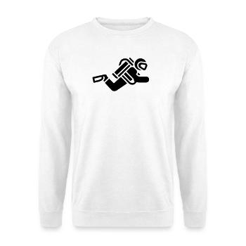 tauchen - Unisex Pullover - Weiß - Vorne