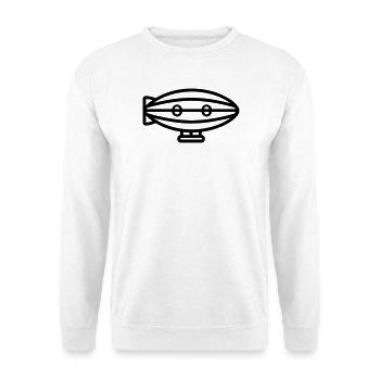 Luftschiff - Unisex Pullover - Weiß - Vorne