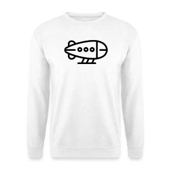 Luftschiff - Unisex Pullover - Weiß - Vorne