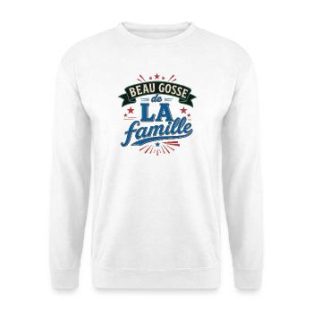 Beau Gosse de la famille - Sweat-shirt Unisexe - blanc - Devant