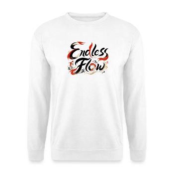 Endless Flow | Japanische Zen Kunst - Unisex Pullover - Weiß - Vorne