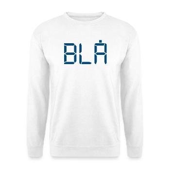 Blue - LCD - Unisex Sweatshirt - white - Front