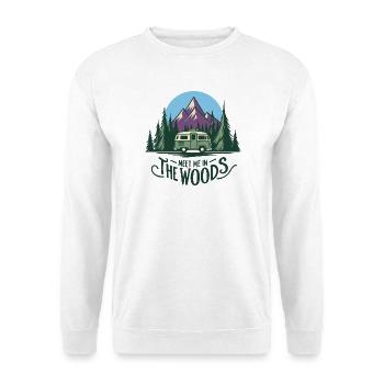 Camper - Meet Me in the Woods - Unisex Sweatshirt - white - Front