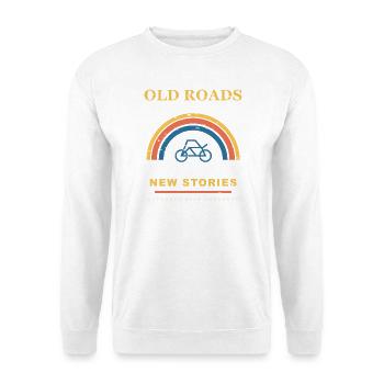 Old Roads - Unisex Pullover - Weiß - Vorne