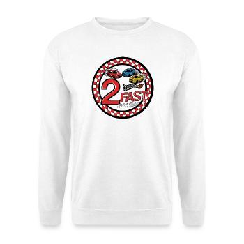 2 Almost Birthday Race Car - Unisex Sweatshirt - white - Front