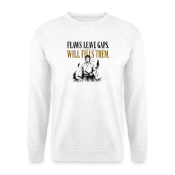 Stoic Samurai Will Fills Them Gym Motivation Shirt - Unisex Sweatshirt - white - Front
