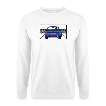 Retro Car Miami Logo - Sweat-shirt Unisexe - blanc - Devant