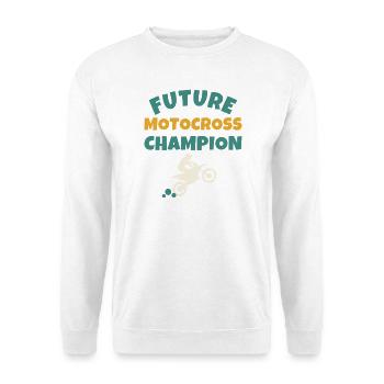 Futurs champions de motocross pour enfants - Sweat-shirt Unisexe - blanc - Devant