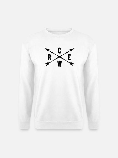 Crew Pfeile - Unisex Pullover - Weiß