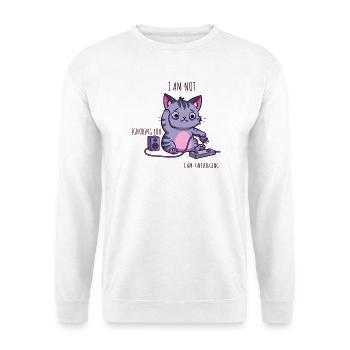 I’m Not Ignoring You, I’m Unplugging - Unisex Sweatshirt - white - Front