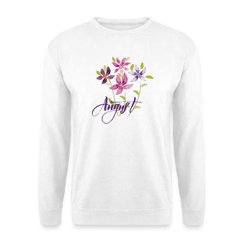Bouquet August - Unisex Sweatshirt - white - Front