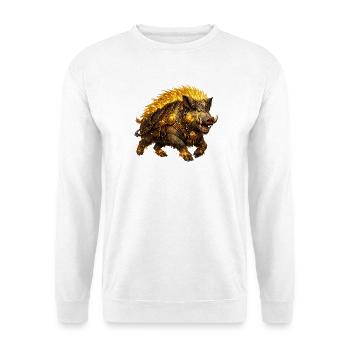 Gullinborsti – Le sanglier d’or des Vikings - Sweat-shirt Unisexe - blanc - Devant