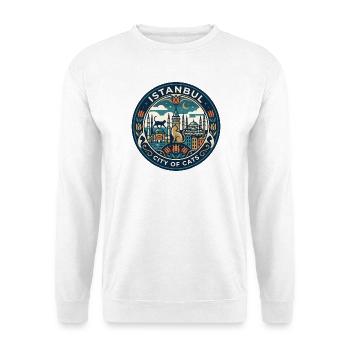 Istanbul Türkei Katzen - Unisex Pullover - Weiß - Vorne