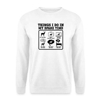 Antelope Humor Saying - Unisex Sweatshirt - white - Front